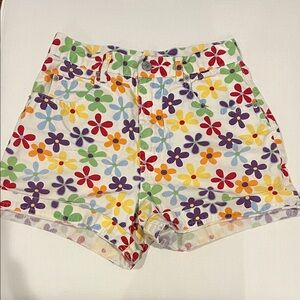 Limited Too Colorful Floral High Waist Shorts